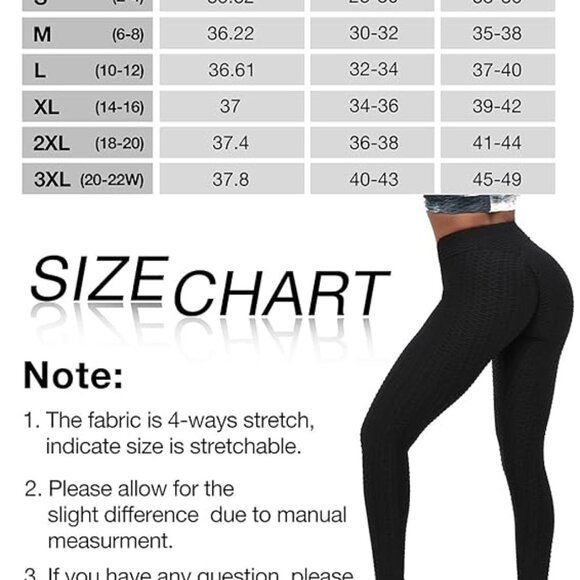 YUMSUN Butt Lifting Leggings for Women Size M - Picture 5 of 5